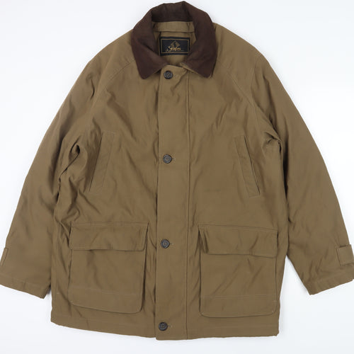 Skopes Men's Brown Polyester Jacket, Mid-Length