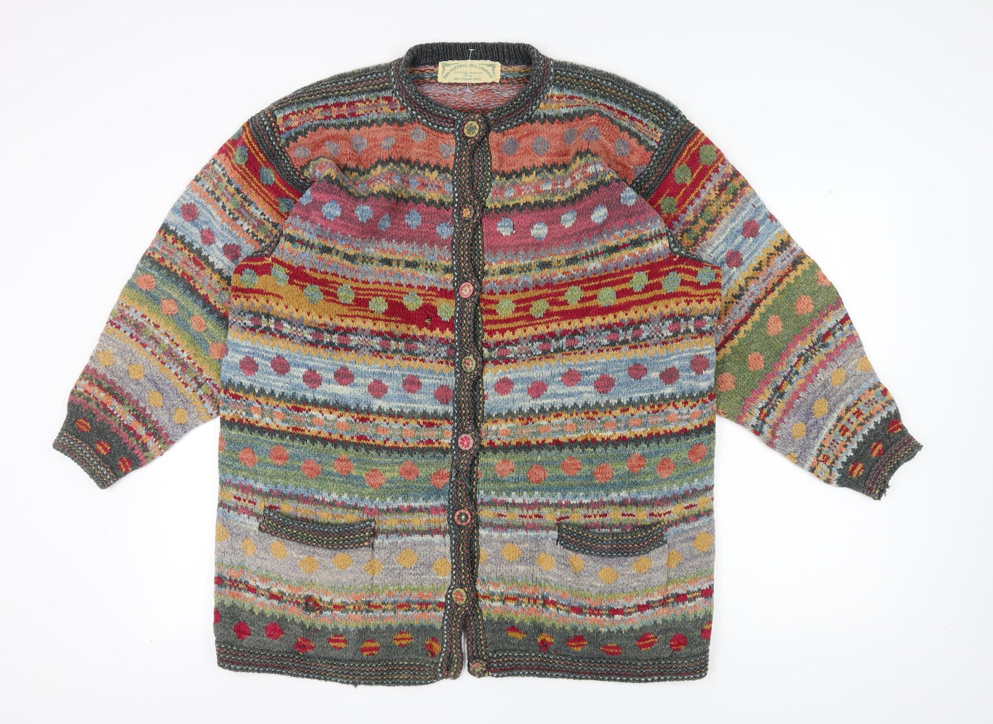 The Natural Dye Co Women's Multicoloured Cardigan