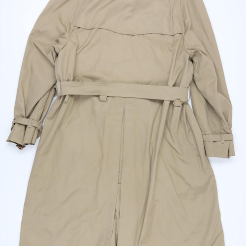 British County Classics Women's Beige Trench Coat Size Regular