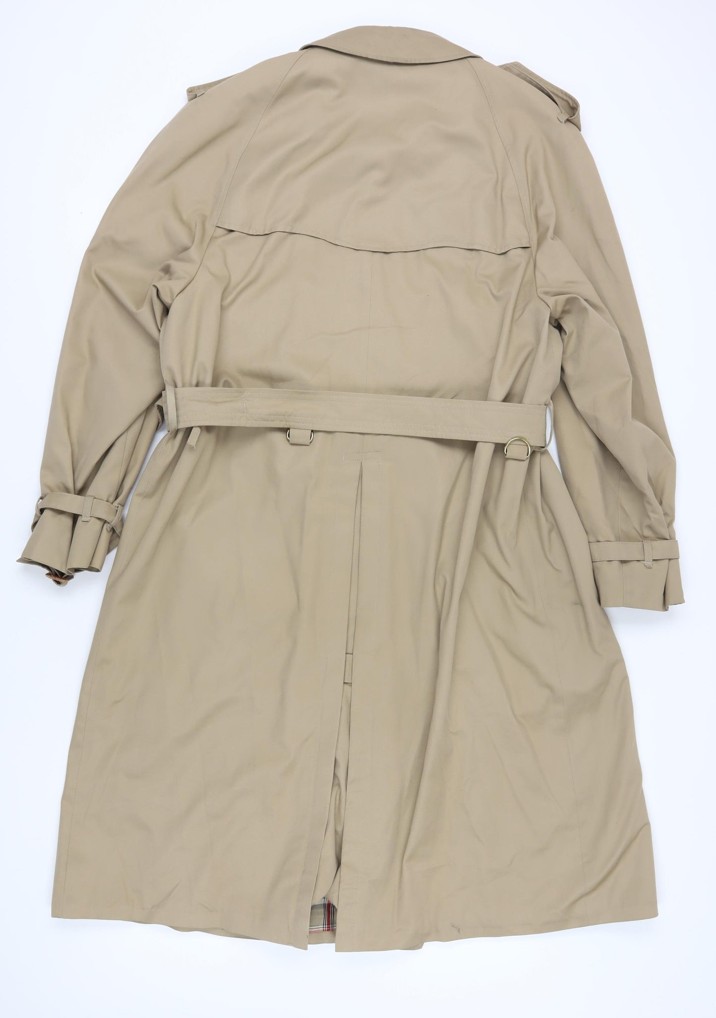 British County Classics Women's Beige Trench Coat Size Regular