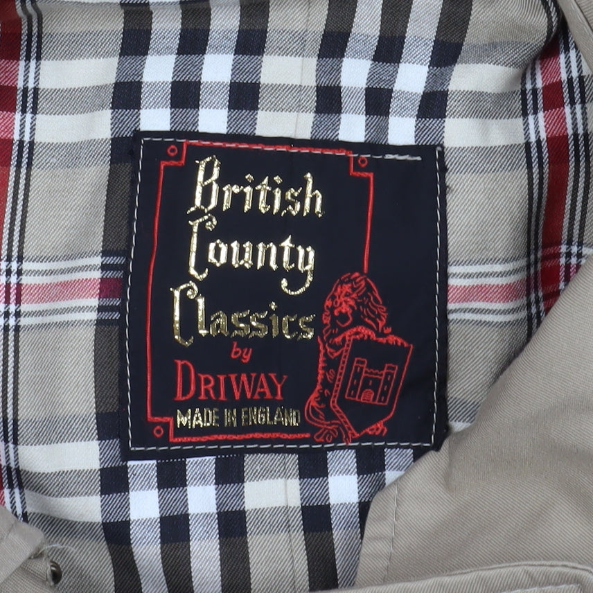 British County Classics Women's Beige Trench Coat Size Regular