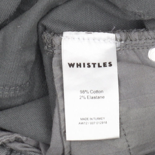 Whistles Women's Grey Skinny Jeans, Size 8