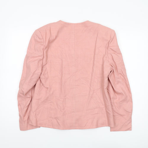 Viyella Women's Pink Blazer Size 10, Elegant and Stylish