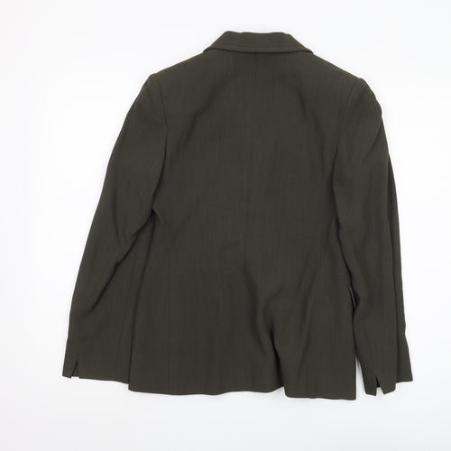 Laura Ashley Women's Green Suit Jacket Size 10 Petites