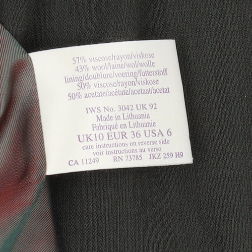 Laura Ashley Women's Green Suit Jacket Size 10 Petites