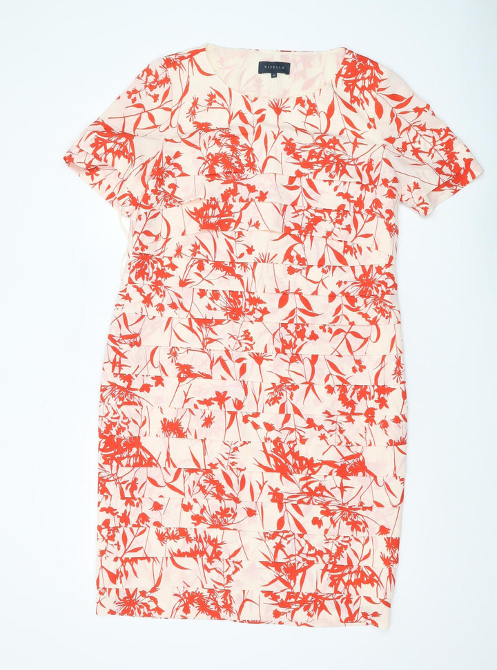 Viyella Women's Multicoloured Shift Dress Size 12