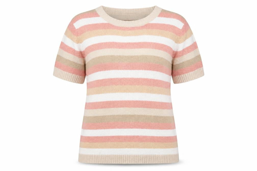 Front view of EWM Women's Multicoloured Striped jumper M