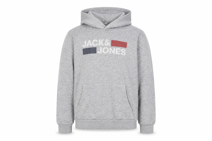 Jack & Jones Men's Grey Pullover Hoodie M