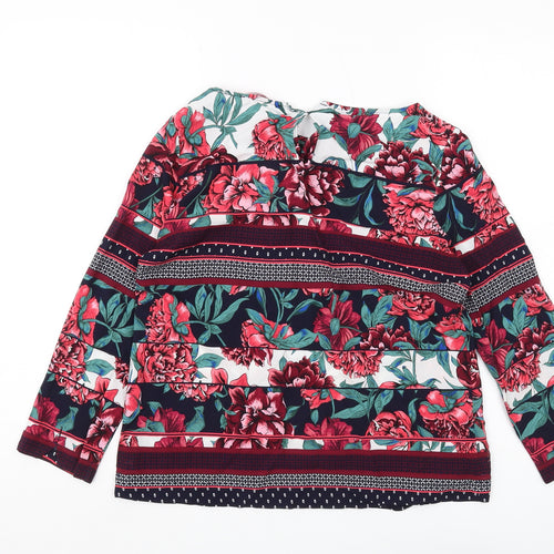 s.Oliver Women's Multicoloured Floral Blouse Size 8