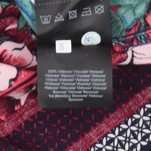 s.Oliver Women's Multicoloured Floral Blouse Size 8