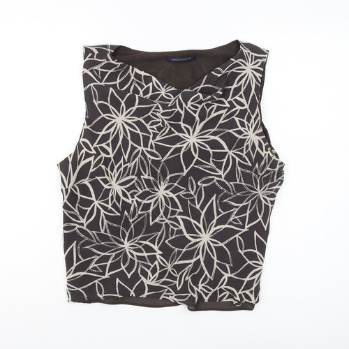 Windsmoor Women's Black Floral Blouse Size 20