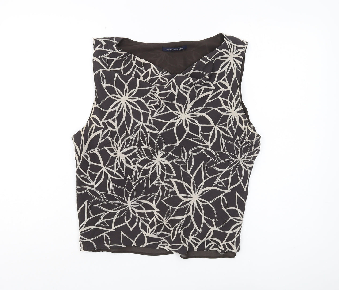 Windsmoor Women's Black Floral Blouse Size 20