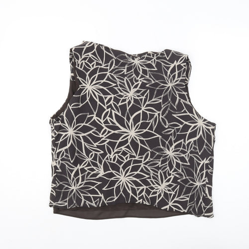 Windsmoor Women's Black Floral Blouse Size 20