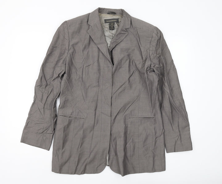 Banana Republic Women’s Grey Blazer Size 12