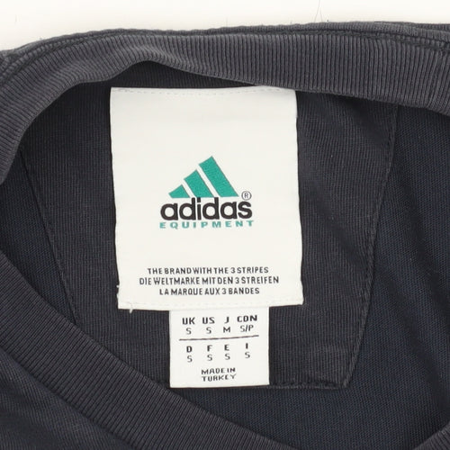 Adidas Men's Black S Graphic Print Logo T-Shirt