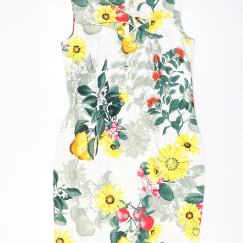 Joe Browns Women's Multicoloured Floral Shift Dress Size 16