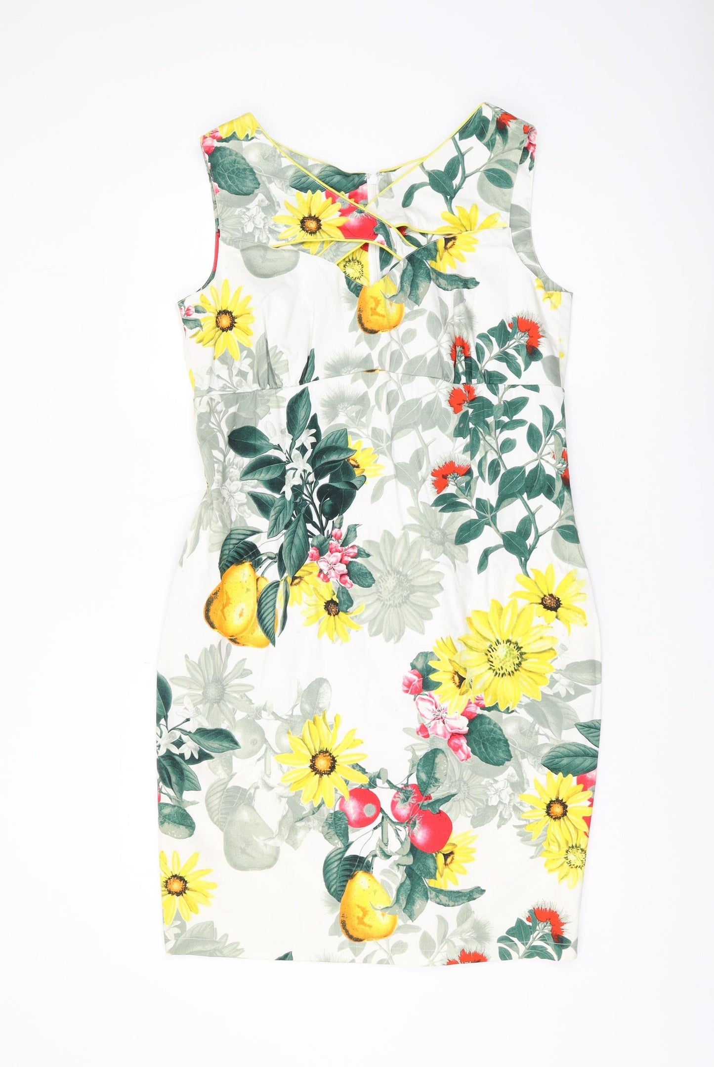 Joe Browns Women's Multicoloured Floral Shift Dress Size 16