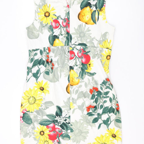 Joe Browns Women's Multicoloured Floral Shift Dress Size 16