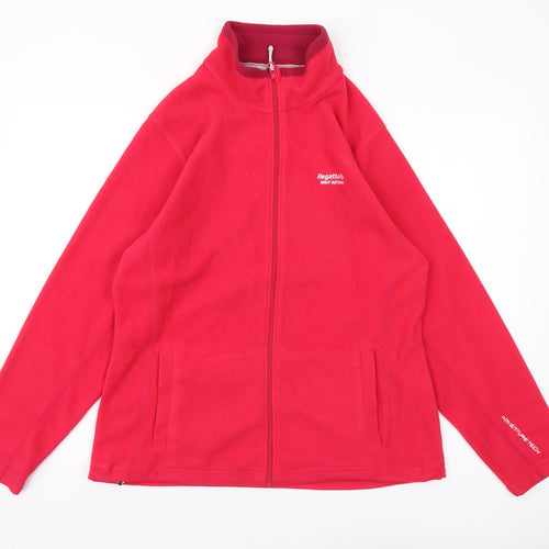 Regatta Women's Red Fleece Jacket UK 16