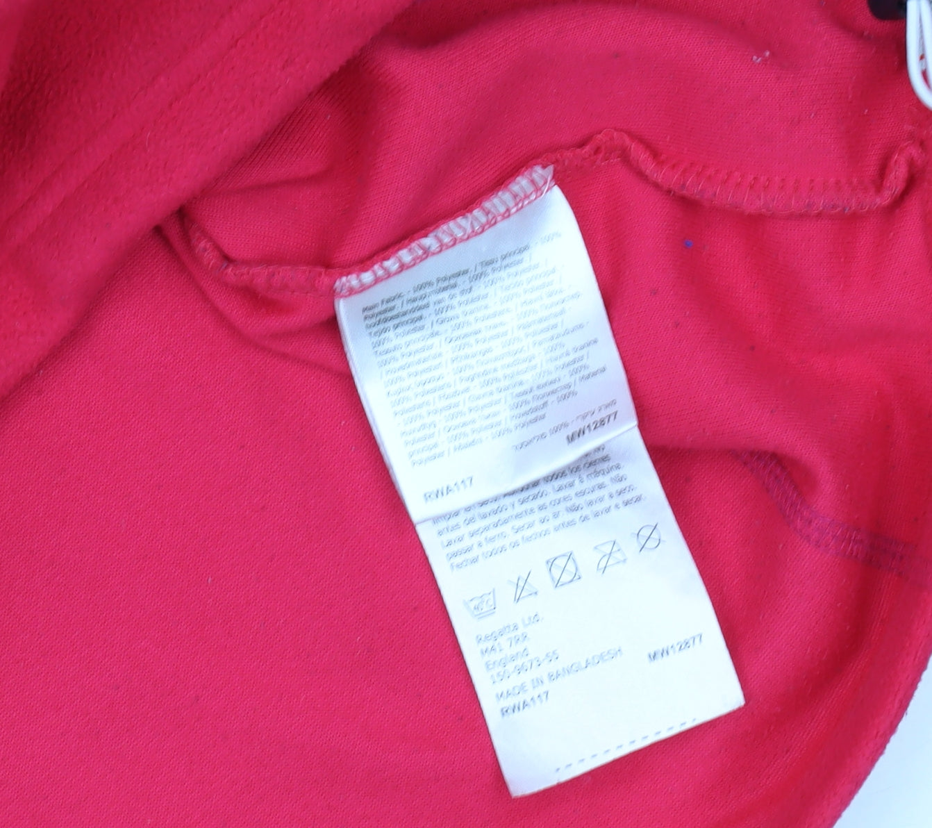 Regatta Women's Red Fleece Jacket UK 16