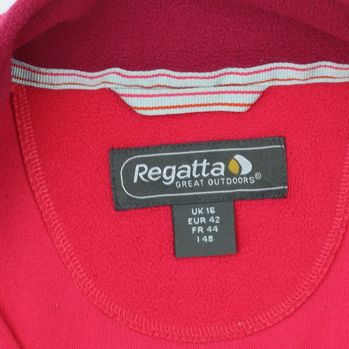 Regatta Women's Red Fleece Jacket UK 16