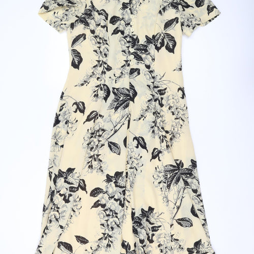 Alexon Women's Multicoloured Floral A-Line Dress 14