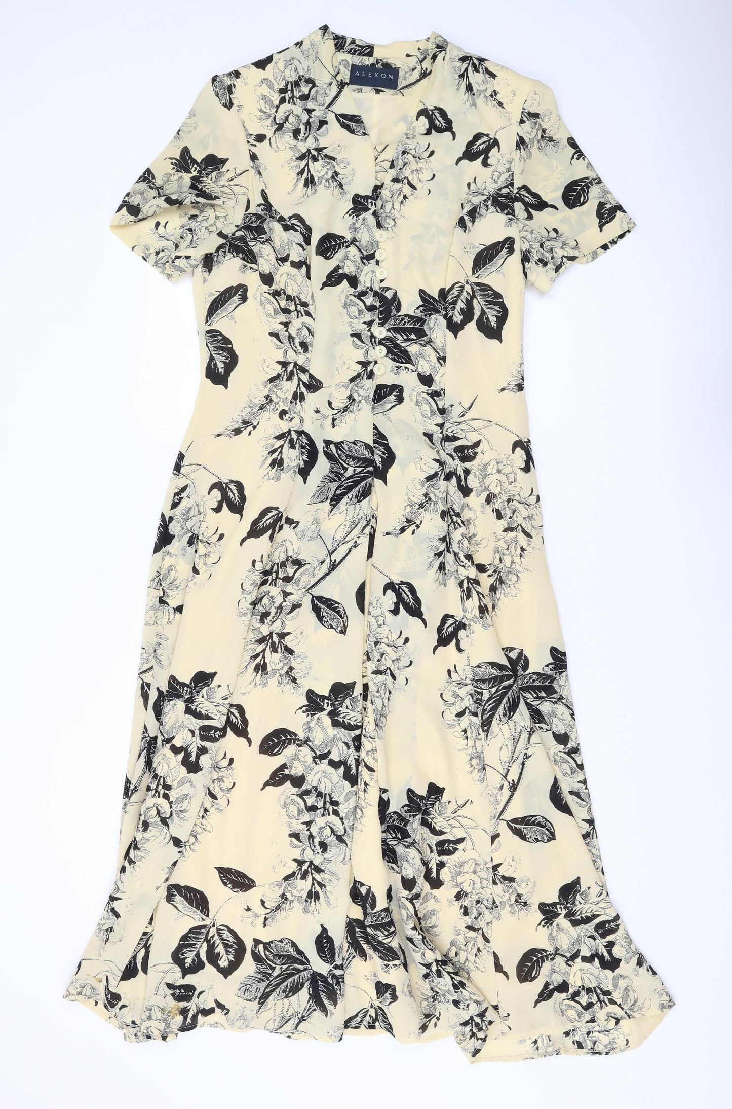 Alexon Women's Multicoloured Floral A-Line Dress 14