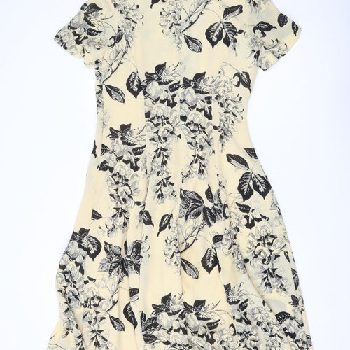 Alexon Women's Multicoloured Floral A-Line Dress 14