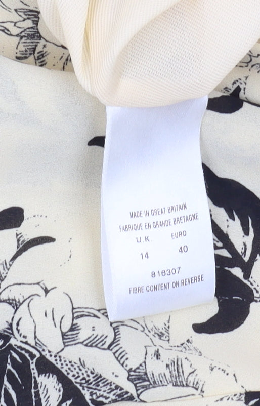 Alexon Women's Multicoloured Floral A-Line Dress 14