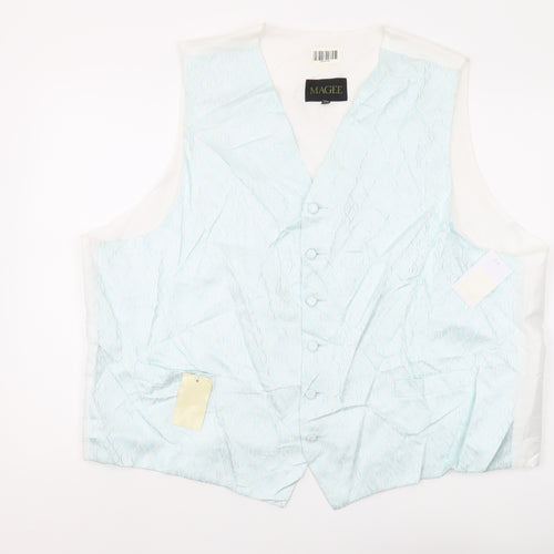 Magee Men's Blue Waistcoat, 56R, New with Tags