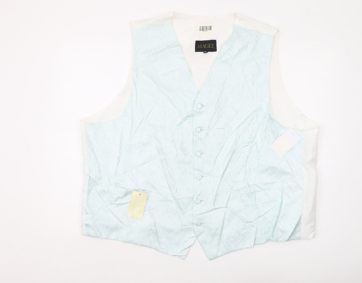 Magee Men's Blue Waistcoat, 56R, New with Tags