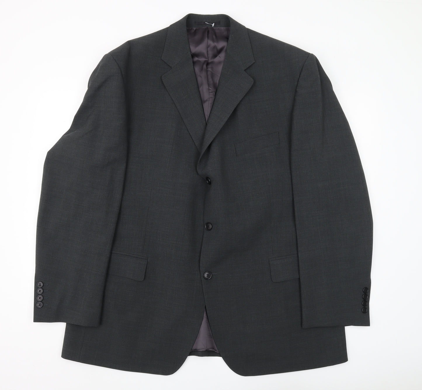 Magee Men's Black Blazer, Size 46, Classic Fit