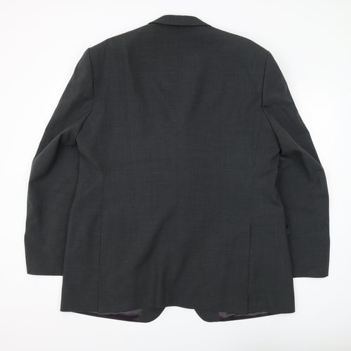 Magee Men's Black Blazer, Size 46, Classic Fit