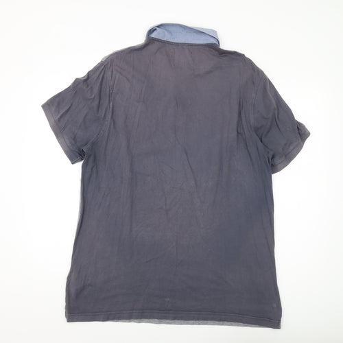 Penguin Men's Grey LT Cotton Polo Shirt