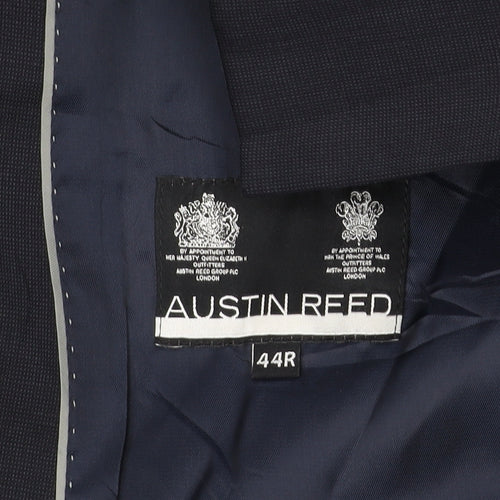 Austin Reed Men's Blue Suit Jacket 44R Regular Fit