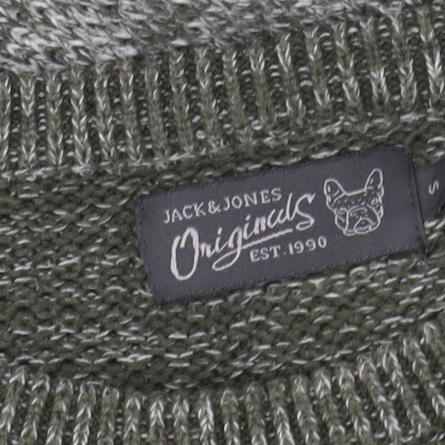 Jack & Jones Men's Green S Pullover Jumper