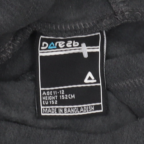 Dare 2b Boys Black Pullover Hoodie 11-12 Years Logo Hooded