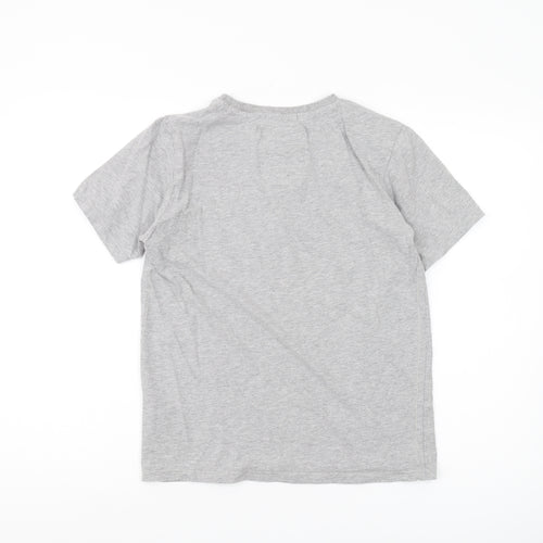 Tokyo Laundry Unisex Grey Cotton T-Shirt S