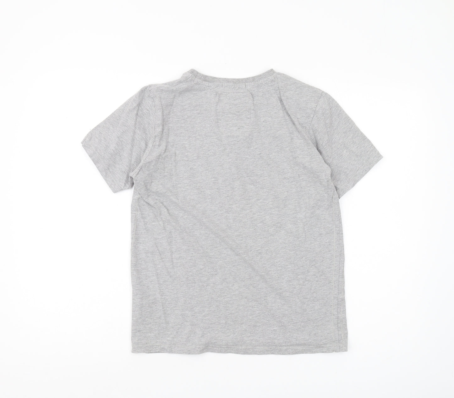 Tokyo Laundry Unisex Grey Cotton T-Shirt S