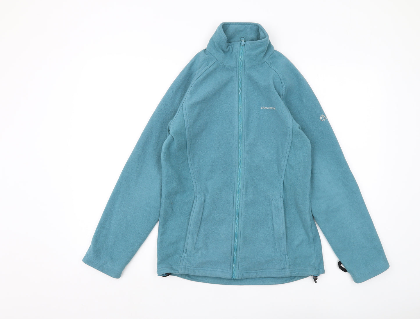 Craghoppers Women's Blue Mid-Length Fleece Jacket Size 10