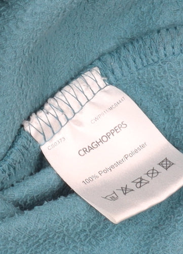 Craghoppers Women's Blue Mid-Length Fleece Jacket Size 10