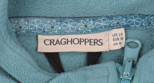Craghoppers Women's Blue Mid-Length Fleece Jacket Size 10