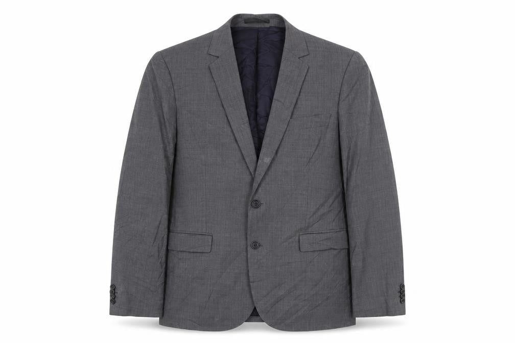 Front view of PS Paul Smith Men's Grey Blazer, size 40