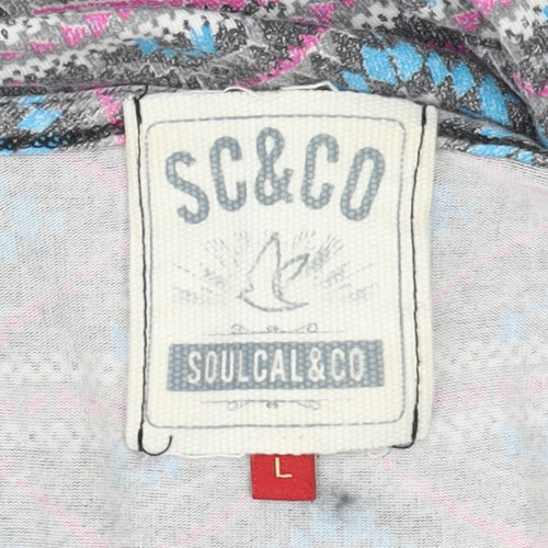 SoulCal & Co Women's Multicoloured T-Shirt Dress L