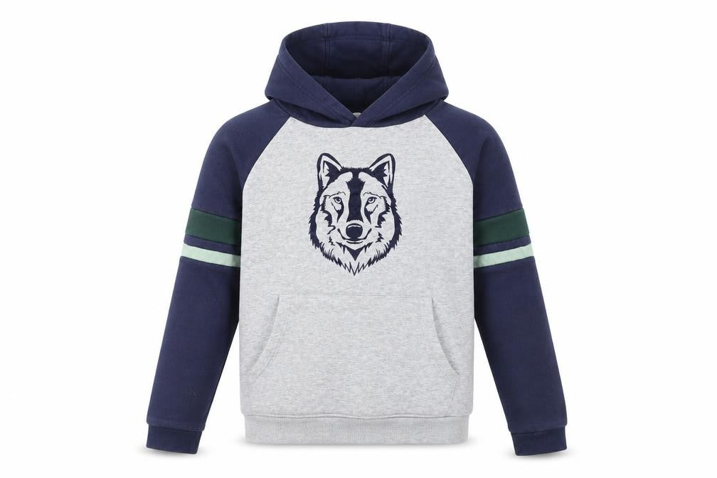 Mountain Warehouse Boys Grey Animal Hoodie 13 Years