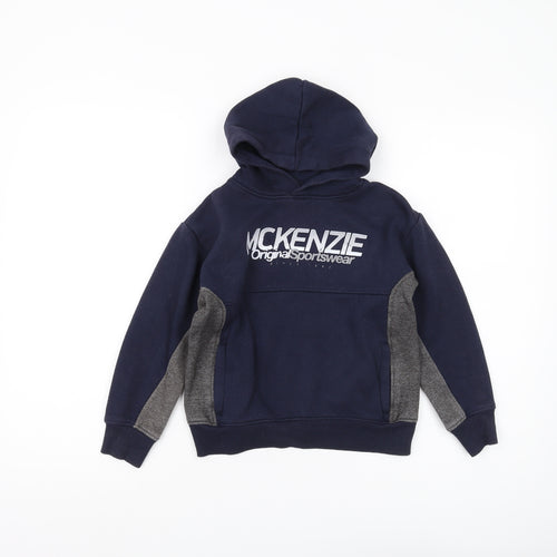 McKenzie Boys Blue Pullover Hoodie 6-7 Years