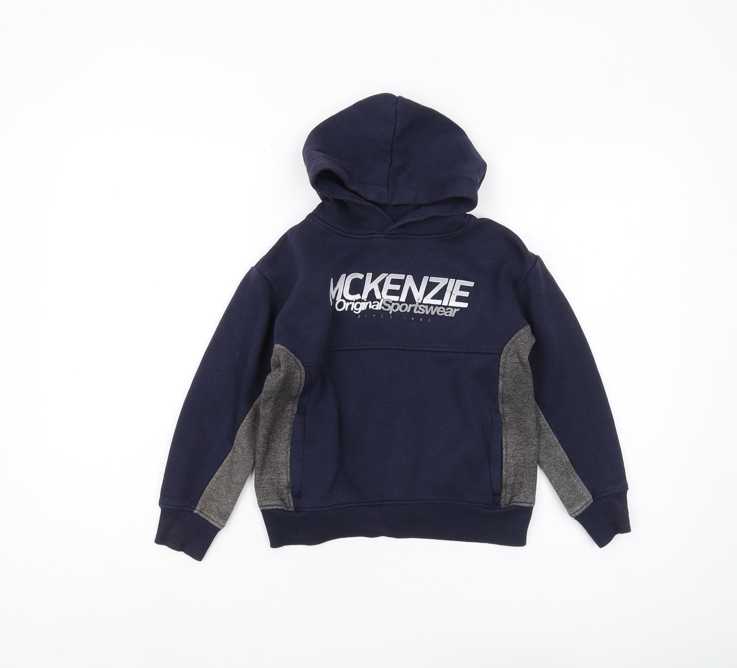 McKenzie Boys Blue Pullover Hoodie 6-7 Years