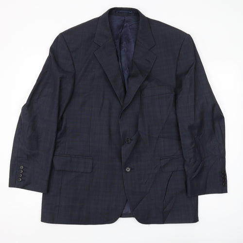 Magee Men's Blue Blazer, Size 38S, Single-Breasted
