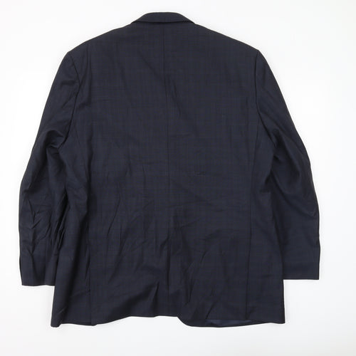 Magee Men's Blue Blazer, Size 38S, Single-Breasted