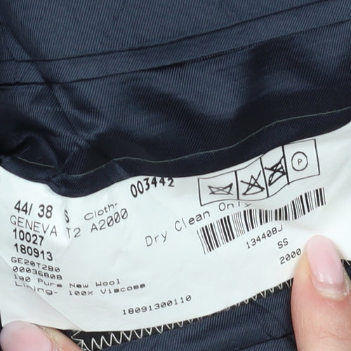 Magee Men's Blue Blazer, Size 38S, Single-Breasted